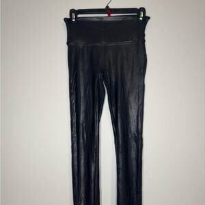 Black Faux Leather Leggings